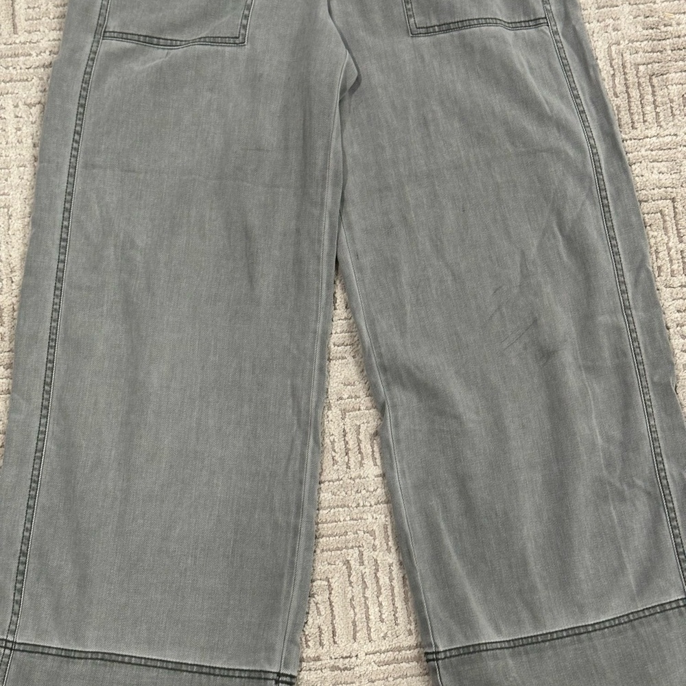 GAP Charcoal Wide Leg Flare Women's Jeans/Pants - Picture 14 of 15